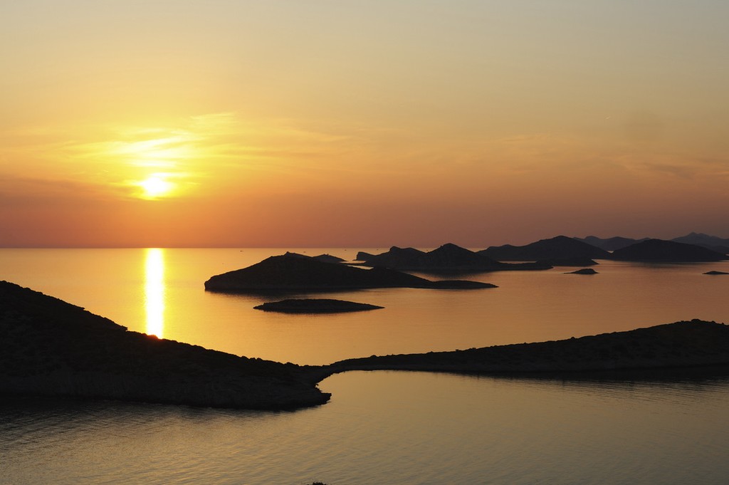 Kornati National Park sunrise - Kornati Yacht Rally © Maggie Joyce